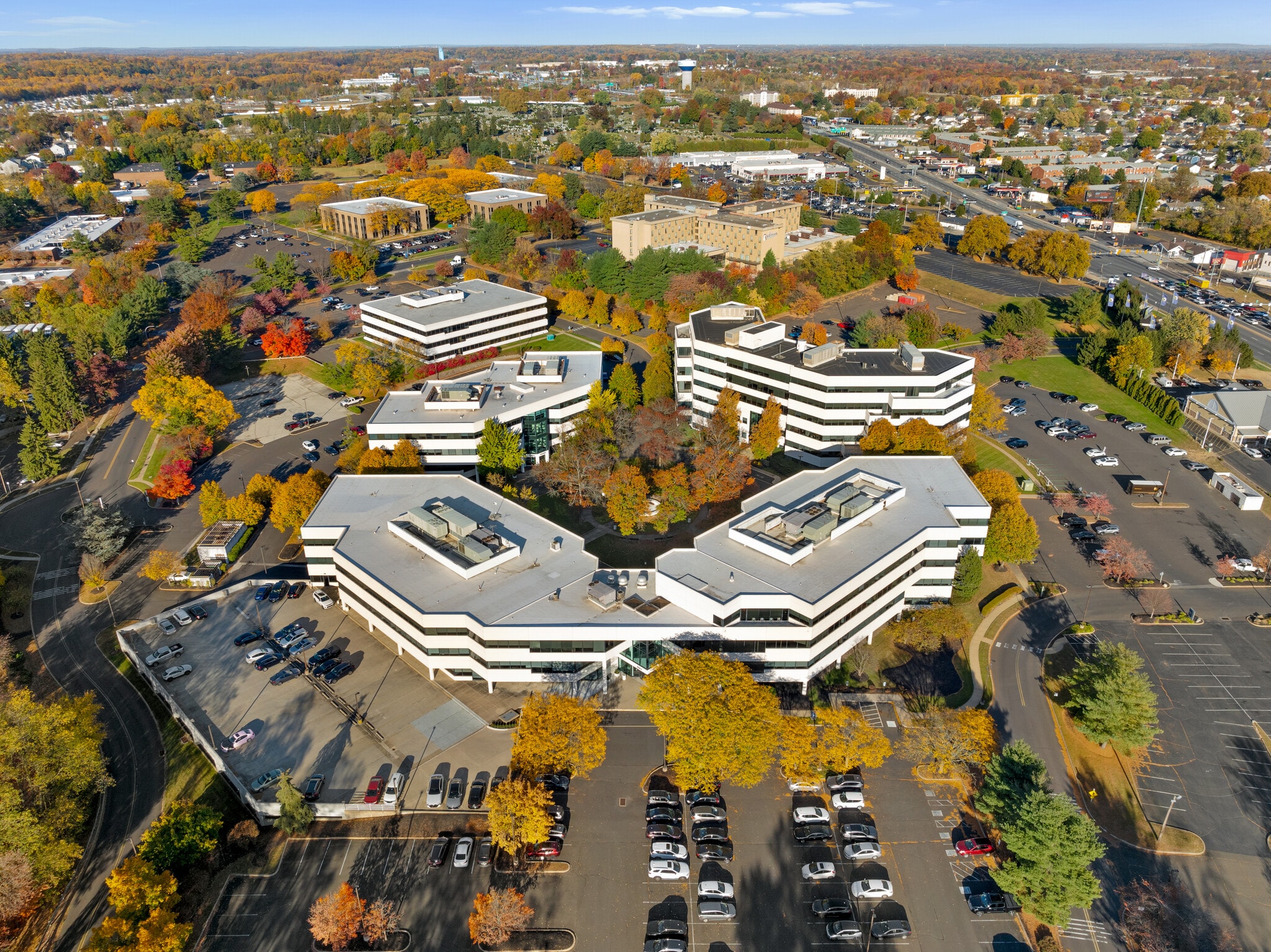 Aerial property view